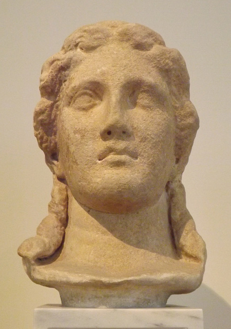 Head of Apollo in the National Archaeological Museum of Athens, May 2014