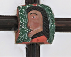widecombe in the moor church, devon , c16 wooden boss (6)