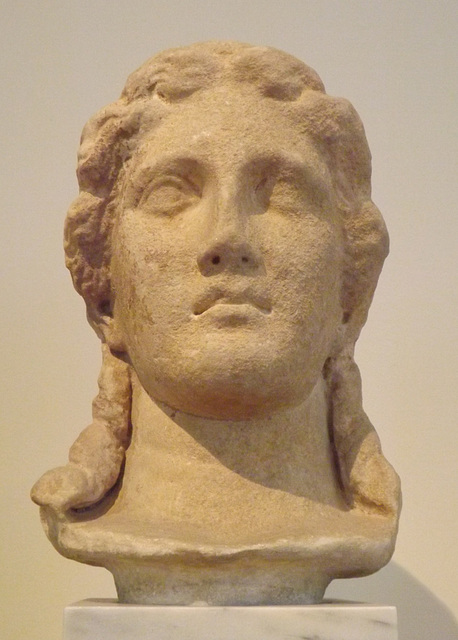 Head of Apollo in the National Archaeological Museum of Athens, May 2014