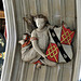 great brington church, northants (32)angel on c16 tomb of sir john spencer +1522 and isabella graunt