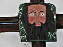widecombe in the moor church, devon , c16 wooden boss (7)