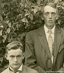 Men with Bench and Bush (Cropped)