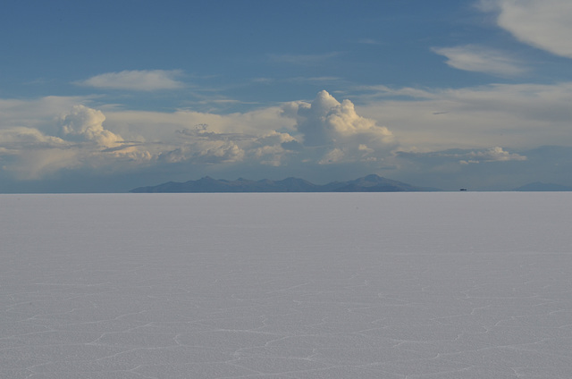 Bolivia, Dry (anhydrous) Surface of the Salar de Uyuni