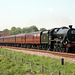 LMS class 6P Jubilee 4-6-0 45690 LEANDER with 1Z94 05.36 Liverpool Lime St - Scarborough The Coast to Coast Express at Spital Bridge, Seamer 19th May 2018