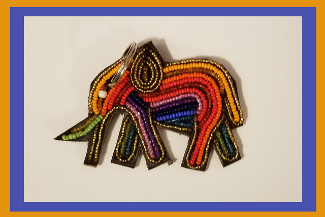 Beaded elephant (Explored)