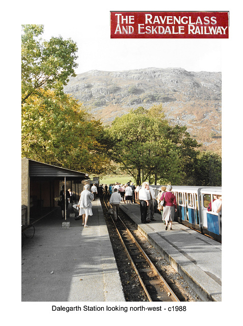 R&ER Dalegarth Station looking NW c1988