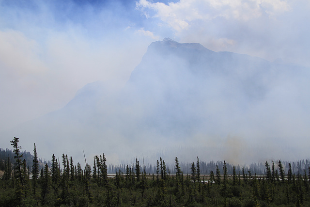 Spreading Creek Wildfire