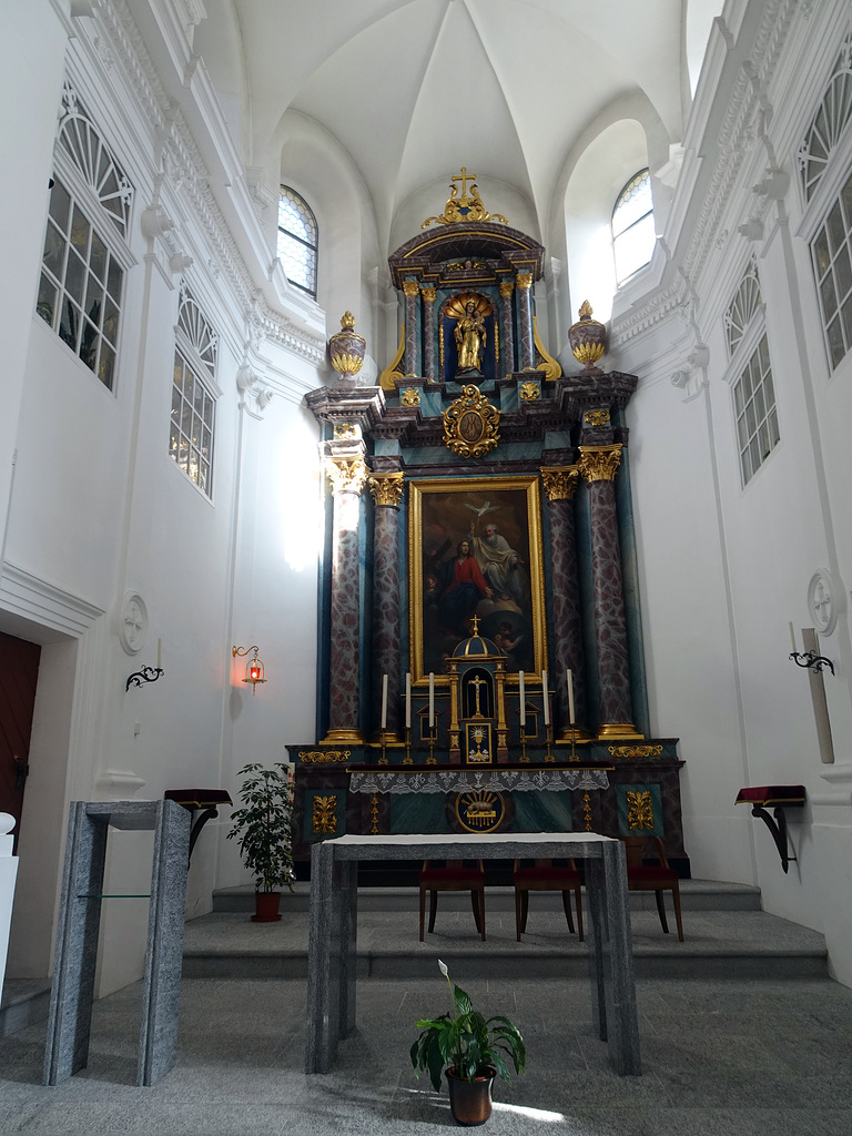 Altar der Klosterkirche St.Ursula in  Brig