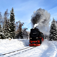 Leaving Drei Annen Hohne for Brocken mountain!