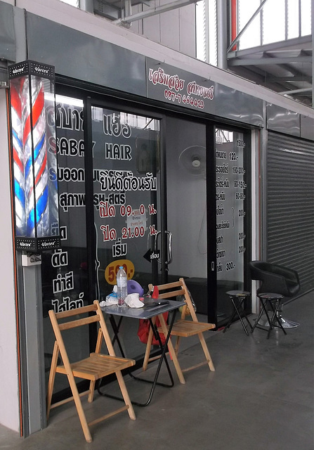 Barbier à saveur Thaï / Thaï barber shop