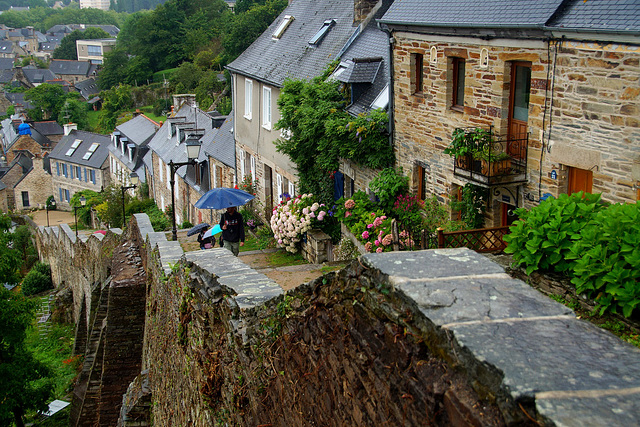 Die Treppen zur Église Saint Trinité in Lannion