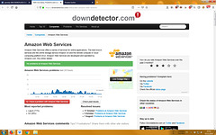 Amazon Web Service was down yesterday