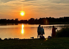 Sonnenuntergang am Inselsee