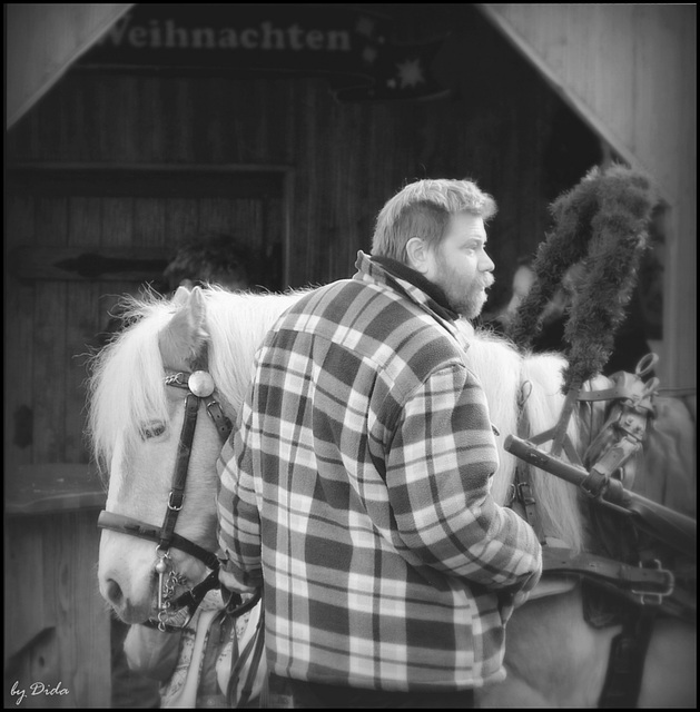 ...ein Mann und sein Pony - a man and his pony..