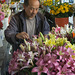 Vendor with lilies