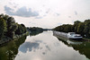 Rhein-Herne-Kanal von der Brücke Kurt-Schumacher-Straße aus (Gelsenkirchen-Schalke) / 30.09.2023