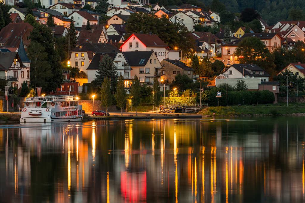 Sommerabend in Neckarsteinach