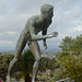 Greece, Kerkyra (Corfu), Sculpture of a Boy in the Garden of the Achilleion Palace
