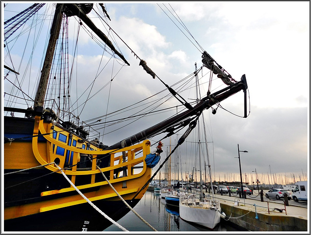 L'étoile du Roy au quai à Saint Malo