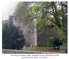 St Julian's Church from north Shoreham 5 10 2023