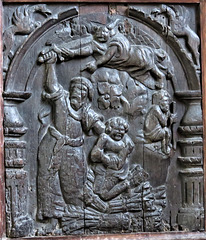 widecombe in the moor church, devon , c17 flemish carving (5)