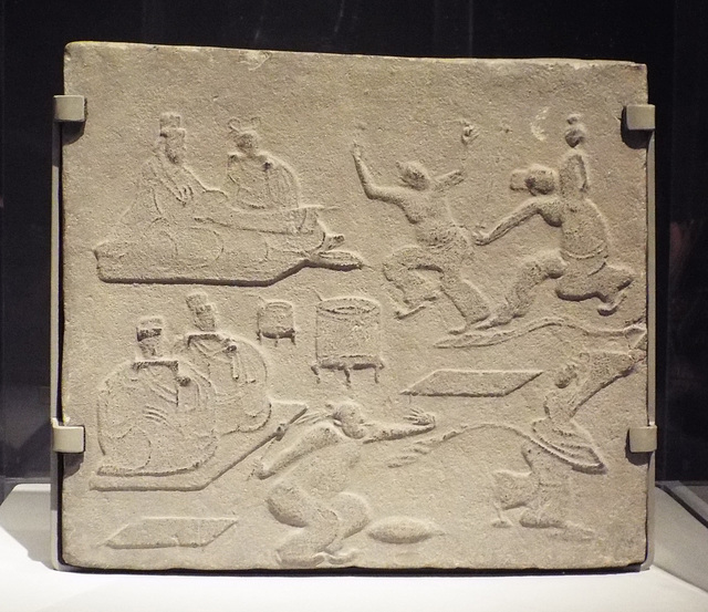 Brick with Banquet Scene in the Metropolitan Museum of Art, July 2017