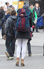 girl with backpack