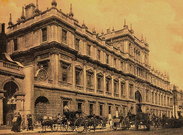 A visit to the Royal Academy of Art, Burlington House, Piccadilly, London.