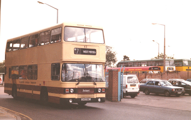 Colchester Borough Transport 43 (D43 RWC) – 17 Aug 1989 (95-23)