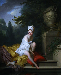 La Baigneuse . Peintre Johann-Anton De Peters .