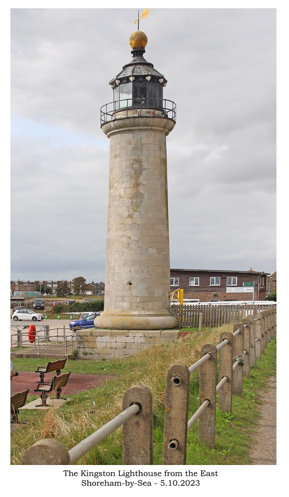The Kingston Lighthouse from the East Shoreham by Sea 5 10 2023