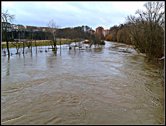 Pamplona: río Arga en crecida 17