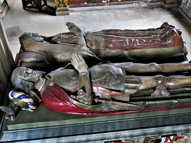 great brington church, northants (18)c16 tomb of sir john spencer +1522 and isabella graunt