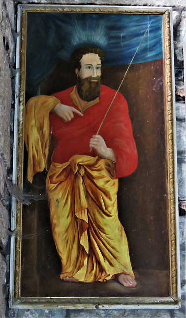 widecombe in the moor church, devon , c18 reredos moses