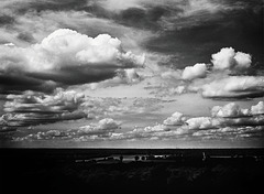 Wolken über dem Emsland
