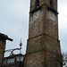 Italy, Anghiari, Clock Tower with Both Dials Visible