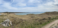 Newborough forest from Llanddwyn Island Newborough forest from Llanddwyn Island