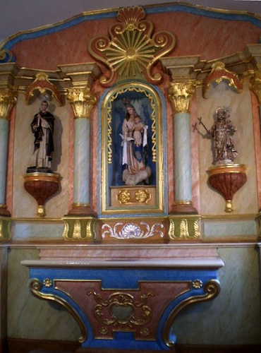 Restored altar.