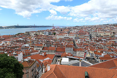 Blick auf Lissabons Altstadt