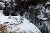 Lofoten, Leknes area, Icicles