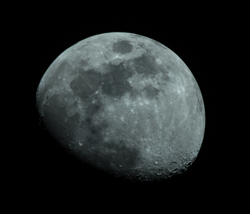 Mond am 09.03.2025