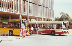 Eastern National 1403 (F403 LTW) and Colchester Borough Transport 32 (D32 RWC) – 17 Aug 1989 (95-14)