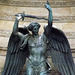 Detail of the Saint-Michel Statue from the Fountain in Paris, June 2013