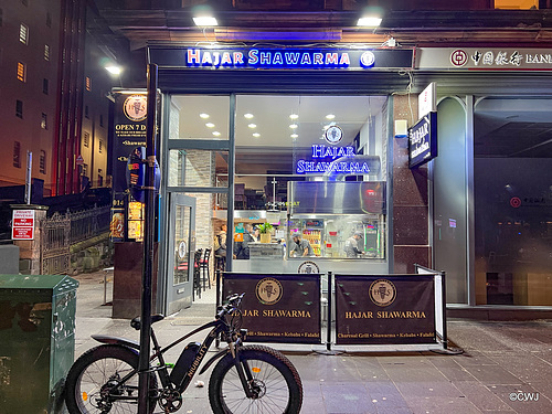 Al Hajar Shawarma Restaurant on St Vincent Street Glasgow