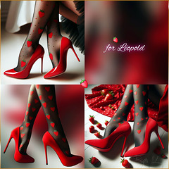 Brigitte / Strawberry High Heels ❥ - Fraises et Talons hauts ❥