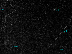 Area between Cassiopeia and Andromeda