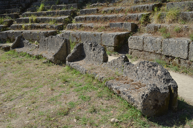 Rhodes, Seats for Spectators at the Ancient Stadium