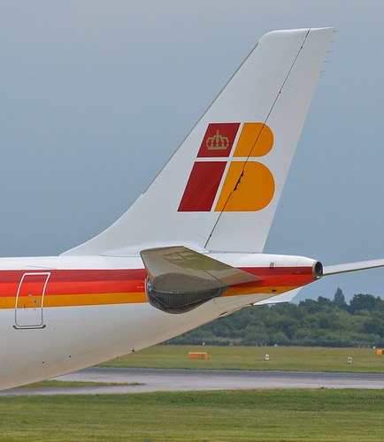 Tails of the airways.  Iberia.