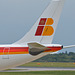 Tails of the airways.  Iberia.