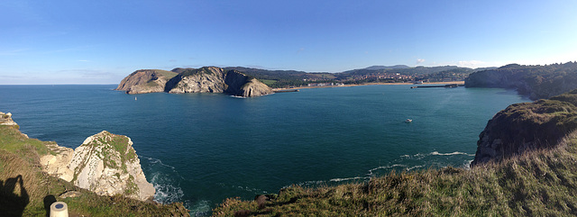 paisaje marítimo-terrestre desde Barrika